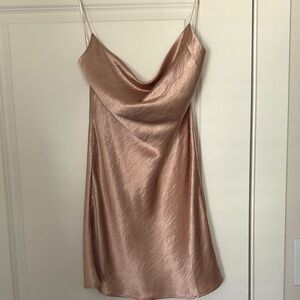 Double Zero Gold Mini Dress